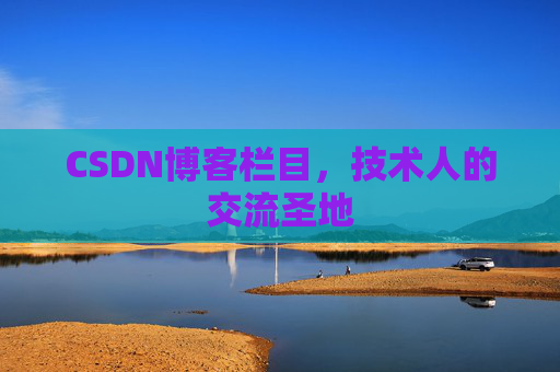 CSDN博客栏目，技术人的交流圣地